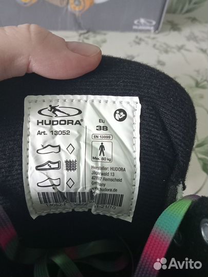 Новые немецкие ролики-квады Hudora 38 (abec7)