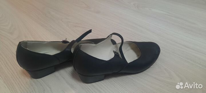 Туфли для народных танцев черные 39