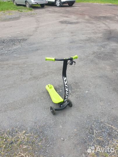 Самокат детский трехколесный бу