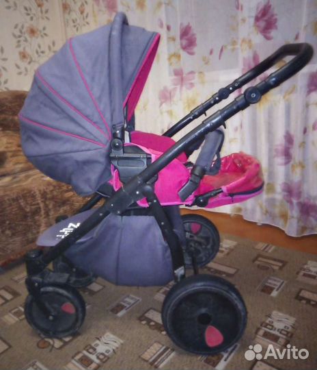 Коляска zippy 3 в 1(в подарок ванна детская)