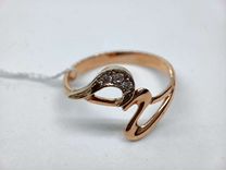 Золотое кольцо 585 пробы, 19 размер, 2,48 грамм