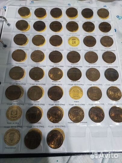 Монеты биметал и гальваника 10