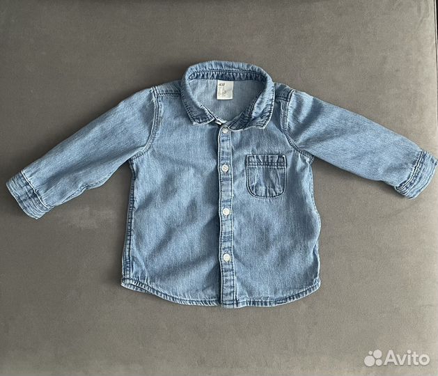 Джинсовая рубашка детская HM