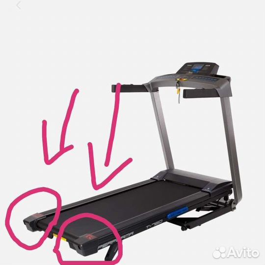 Накладки на задний ролик T-760 torneo