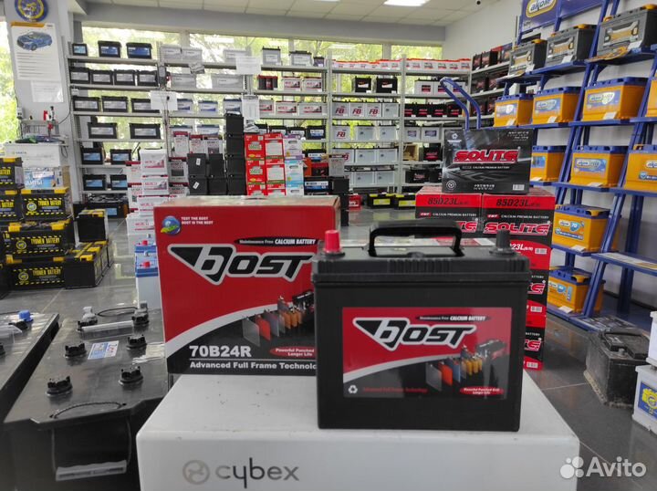Аккумулятор 55Ач B24R Азия Bost прямой полярност