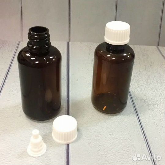 Флаконы стеклянные 5,10,15,20,30,50,100 мл