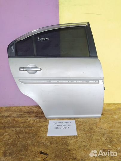 Дверь задняя правая Hyundai Verna 2, 2008г