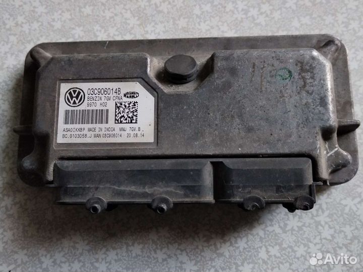 Эбу на Volkswagen polo