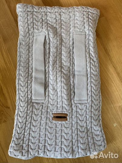 Вязаный конверт Loom (с отверстиями для автокресла