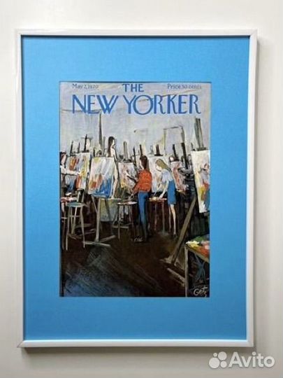 Постеры из обложек журнала The New Yorker