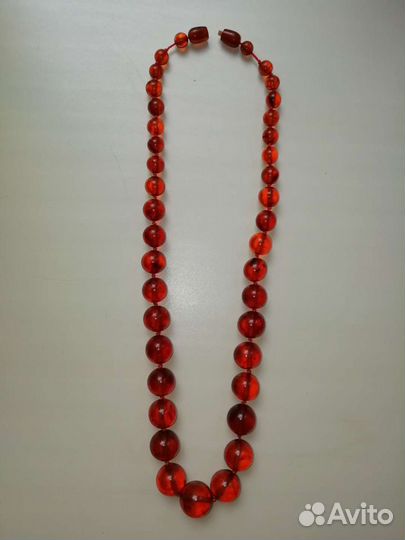 Янтарные бусы СССР