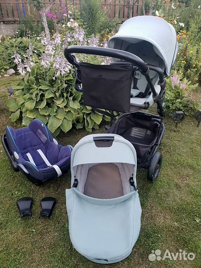 Коляска 2в1 easywalker и автолюлька maxi-cosi