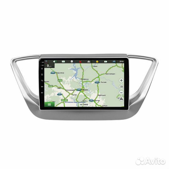 Магнитола hyundai Solaris 2017-2021