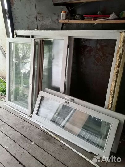 Деревянные окна со стеклопакетом бу