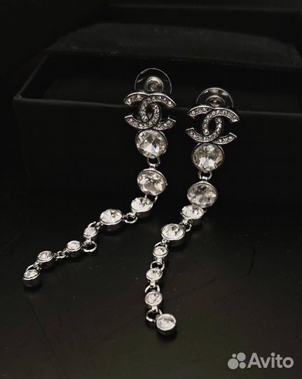 Серьги chanel