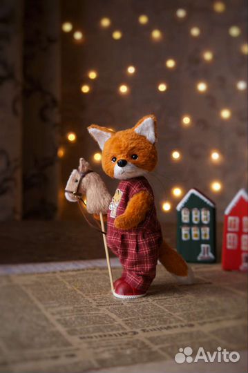 Игрушка тедди лисёнок на заказ