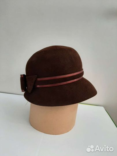 Шляпа фетровая женская- 56-57р, состояние отлич