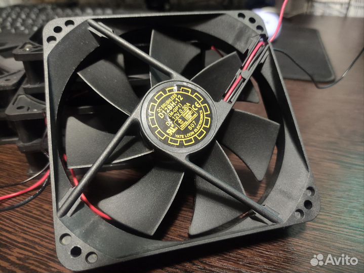 Вентиляторы 120 мм 2pin 12v высокопроизводительные