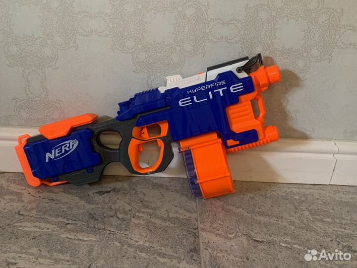 Nerf hyperfire elite В подарок 25 пуль