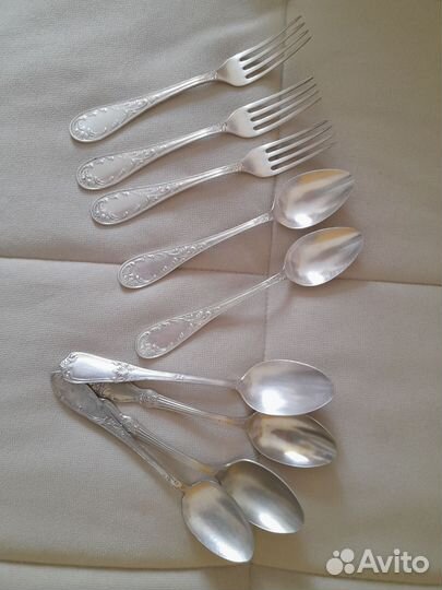 Ложки вилки мельхиоровые СССР