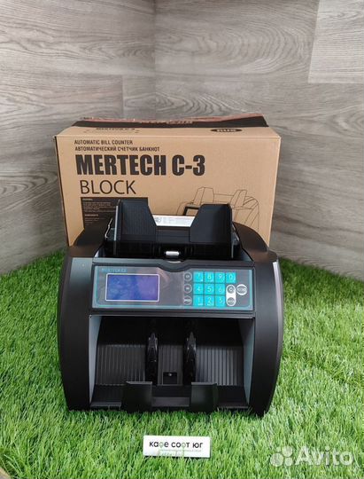 Мультивалютный счетчик банкнот mertech C-3, черный