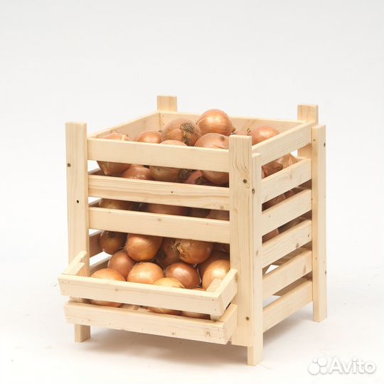 Ящик деревянный для хранения овощей