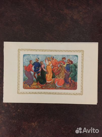 Открытки СССР 80-е гг. Желаю счастья