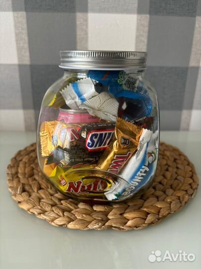 Конфеты в банке,сладкий букет,сладкий подарок