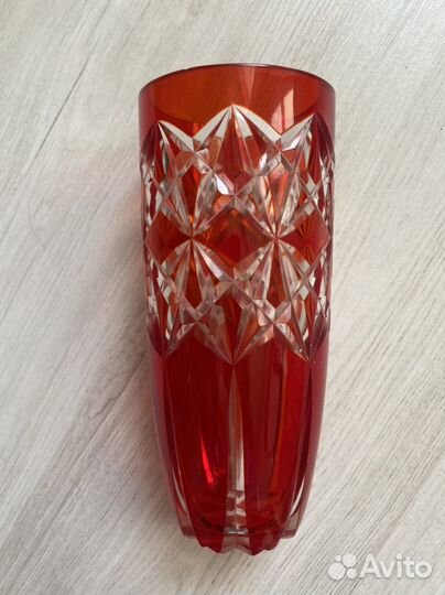 Ваза цветное стекло СССР