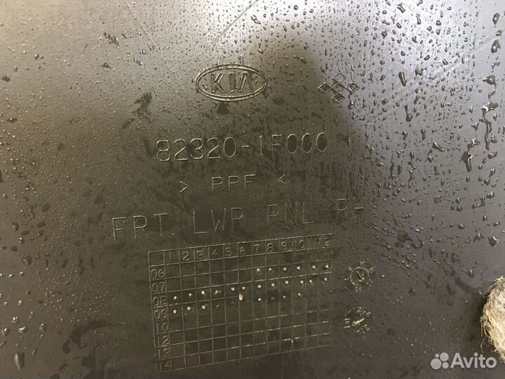 Обшивка двери передней правой Sportage 2004-2010