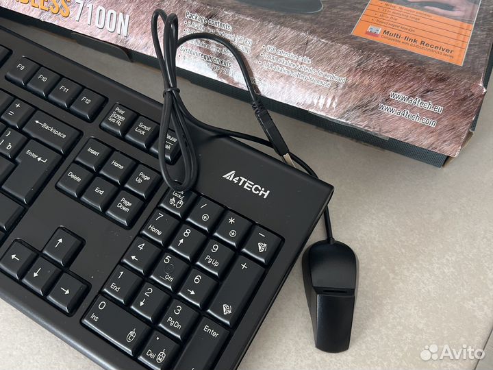 Клавиатура беспроводная a4tech 7100N