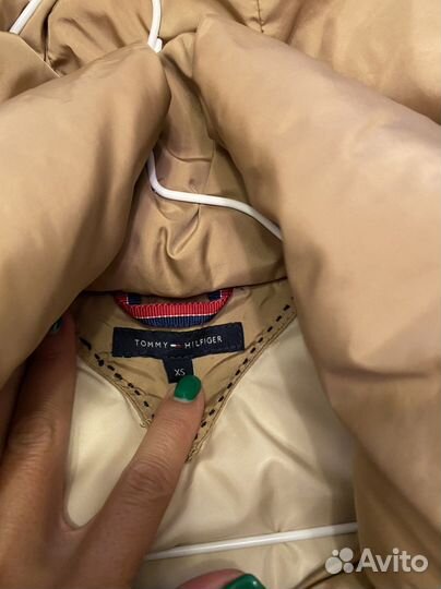 Tommy hilfiger пуховик оригинал xs