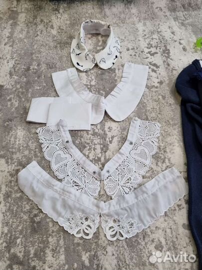 Воротнички на школьное платье