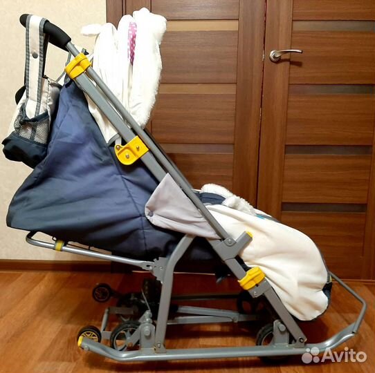 Детские санки коляска