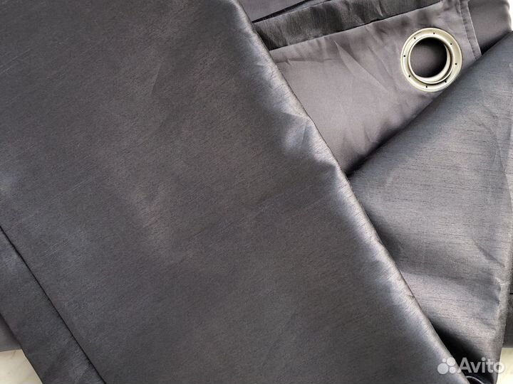 Шторы короткие на кольцах 138*115 2 шт