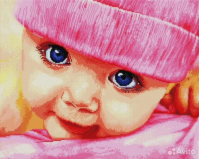 Алмазная мозаика на подрамнике 40х50см