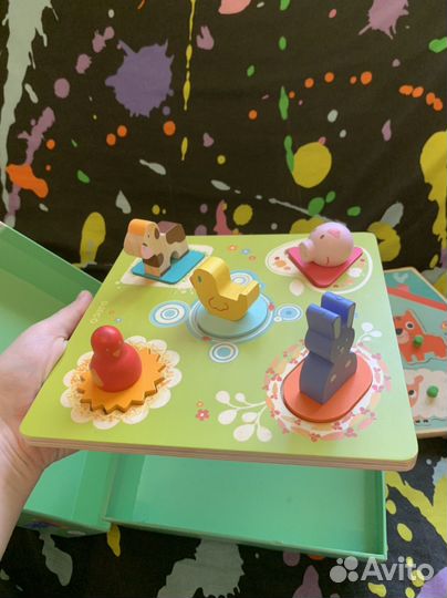 Развивающие игрушки Djeco battat b. Toys пазл