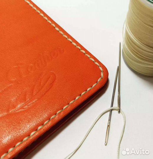 Обложка на паспорт кожаная