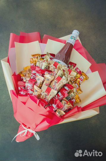 Конфетные букеты Вкусные Сладкие Съедобные букеты