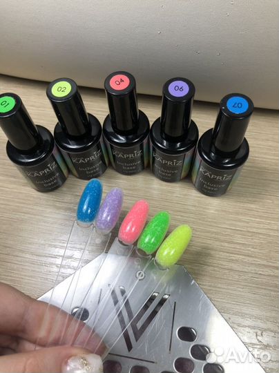 Цветные базы для ногтей