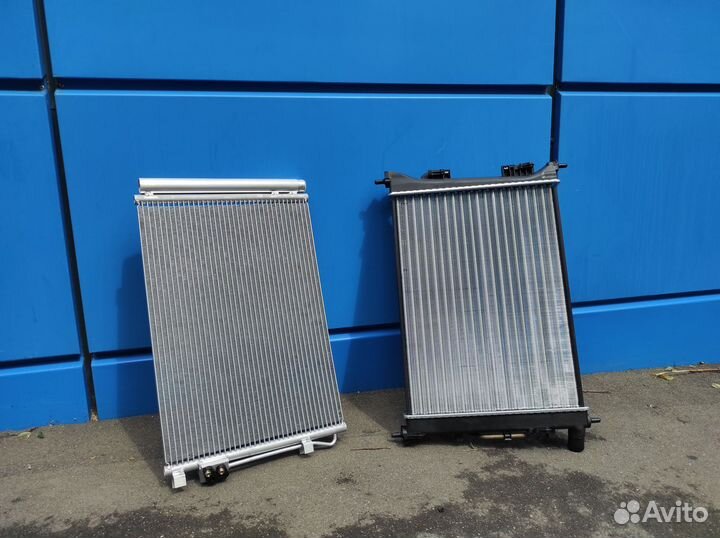 Радиатор основной и кондиционера Kia Optima