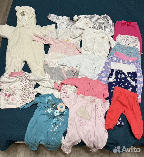 Пакет вещей для девочки 55-74