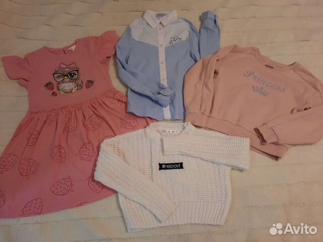 Вещи на девочку 128 (4 шт)