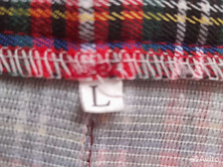 Теннисная юбка в клетку 46 48