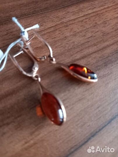 Серьги серебро 925