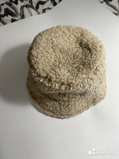 Панама барашек бежевая новая