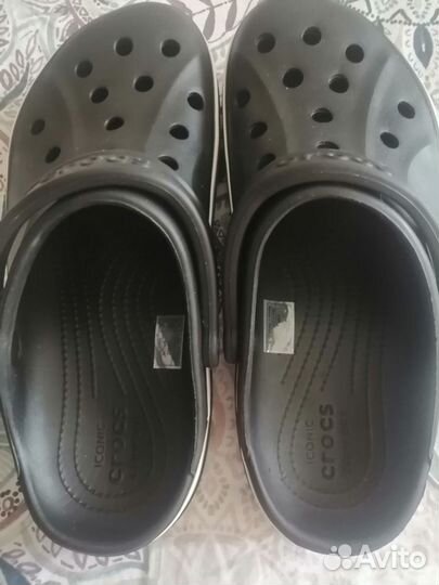 Кроксы, Crocs, Сабо, чёрные