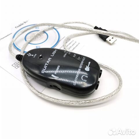 USB адаптер-переходник для подключения электрогита