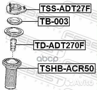 Опора переднего амортизатора tssadt27F Febest