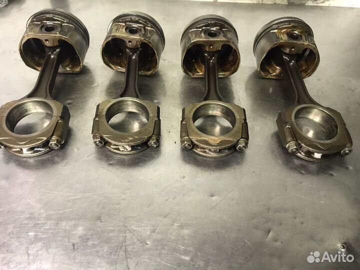 Шатун+поршень K4M 1.6 16v Renault Logan megane